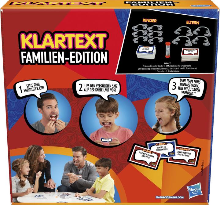 Produktbild Hasbro Gaming Klartext Familienedition (Deutsch)
