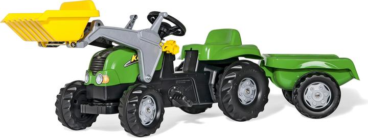 rollyKid-X tractor with loader and trailer