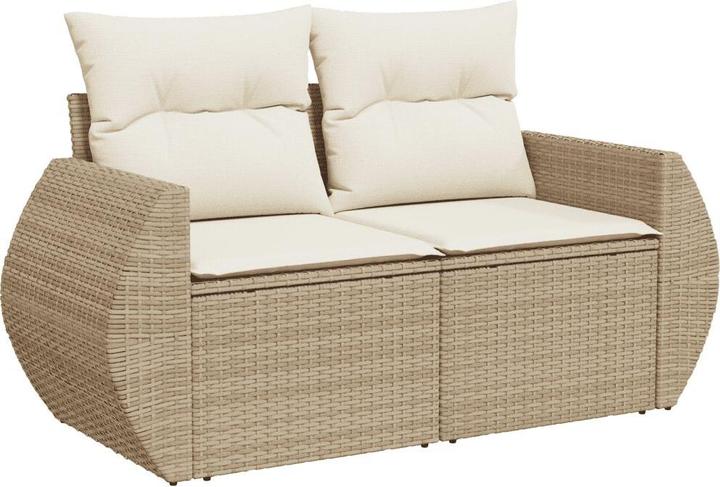 Produktbild VidaXL Gartenmöbel Sofa Garnitur Gartengarnitur Garten Sitzgruppe 6-tlg. Beige