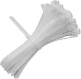 Actual product image Qoltec 52230 Reusable self locking cable (Plastic cable ties, 250 mm, 100 pcs.)