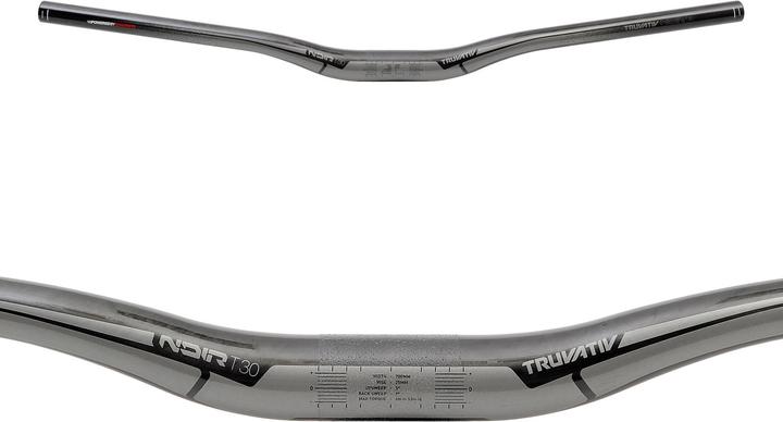 Actual product image Truvativ Riserbar Noir T30, 31.8, 700mm, 25mm high, carbon fibre