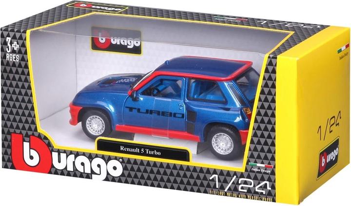 Produktbild Bburago Renault 5 Turbo blau/rot 1:24