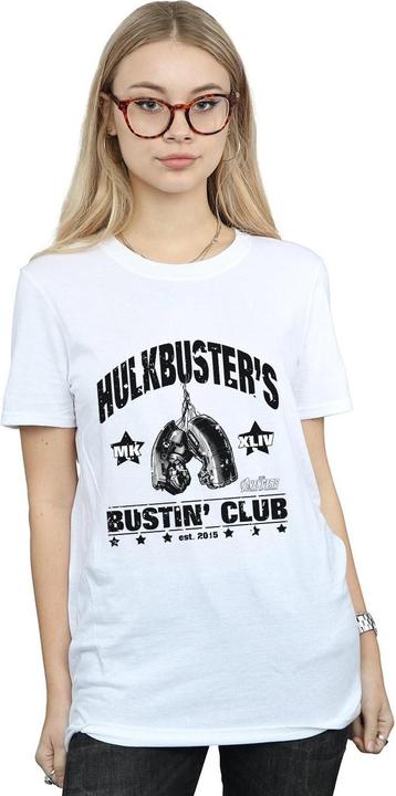 Image du produit - T-shirt IRON MAN HULKBUSTER'S BUSTIN' CLUB - Femme (S)