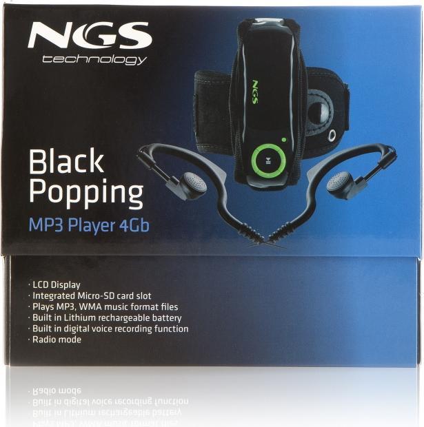 Produktbild NGS Black Popping 4GB (4 GB)