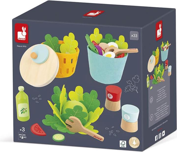 Produktbild Janod Salat Set mit Zubehör