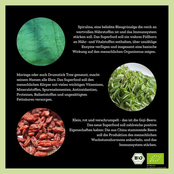 Actual product image Urban Tea Factory Body Defence - Green tea blend with moringa & turmeric - organic glass