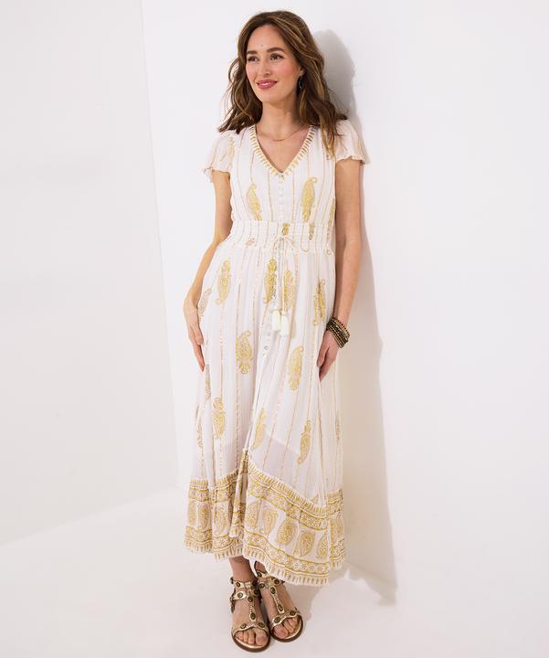 Produktbild Joe Browns Summer Evening Cap Sleeve Shirred Waist Crinkle Dress (18)