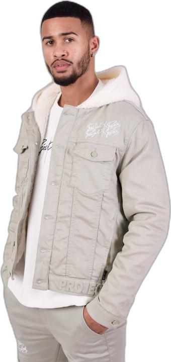 Actual product image Project X Paris Denim jacket with shearling hood (S)