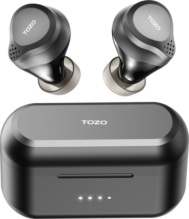 Actual product image Tozo NC7 PRO True Wireless Stereo (TWS) USB Typ-C Bluetooth In-Ear Headset Schwarz (ANC, 13 h, Wireless)