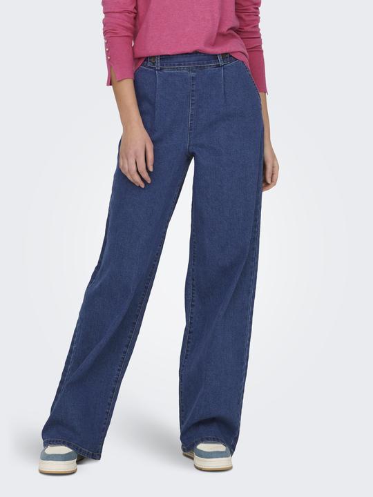 Image du produit JdY JDYGEGGO Hohe Taille Gerade geschnitten Jeans Jeans mit weitem Bein (34)