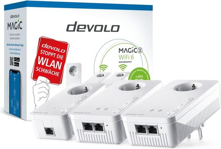 Produktbild Devolo Magic 2 WiFi 6 Multiroom Kit (DE) (2400 Mbit/s)