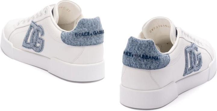 Produktbild Dolce & Gabbana portofino light in leather white and light blue (37)