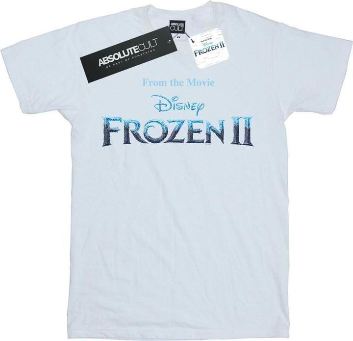 Actual product image Disney Womens/Ladies Frozen 2 Movie Logo Cotton Boyfriend T-Shirt (XL)