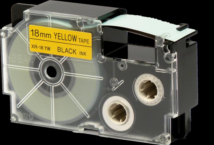 Actual product image Casio Writing ribbon XR (1.80 cm, Black, Yellow)