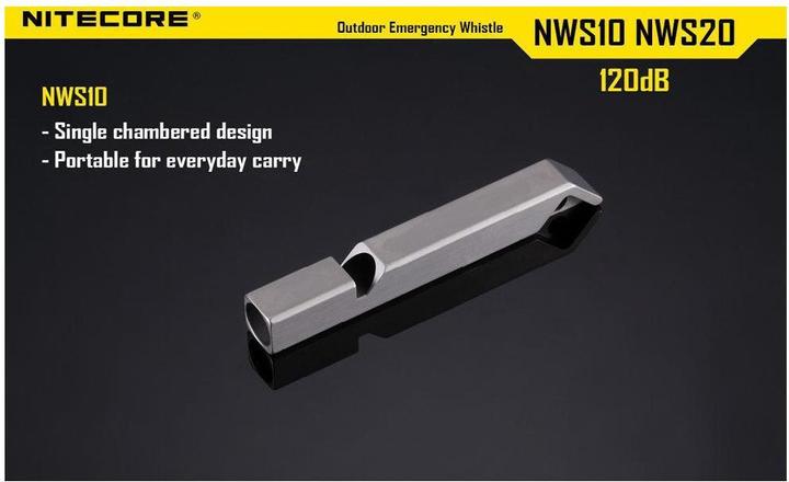 Image du produit Nitecore Sifflet de détresse - une chambre