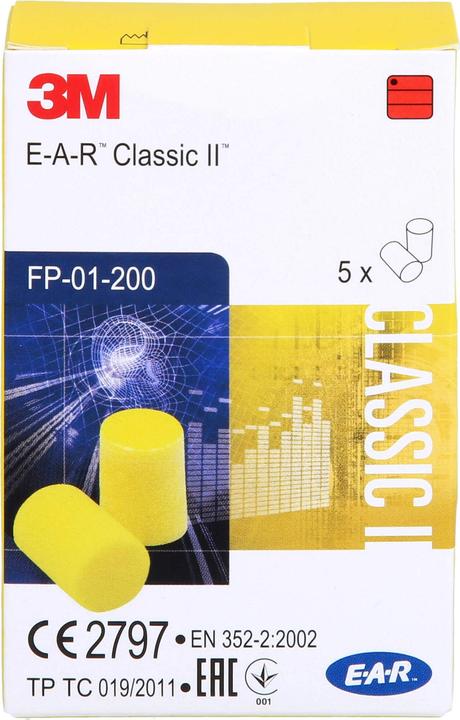 Produktbild Axisis 3M E-A-R Classic II Gehörschutz, 10 St. Ohrstöpsel (10 x)