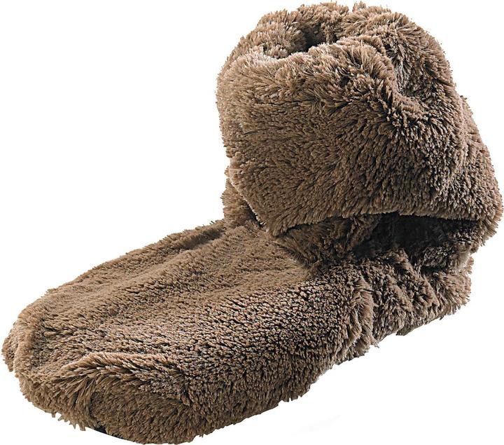 Produktbild Infactory Aufwärmbare Flausch-Stiefel mit Leinsamen-Füllung (42, 43, 44)