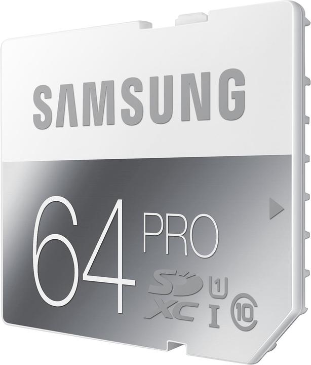 Produktbild Samsung Pro SDXC (64 GB, SDXC, U1, UHS-I)