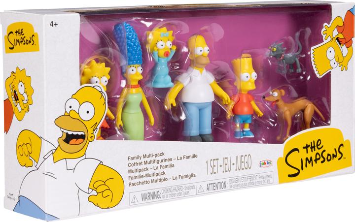 Actual product image Jakks Pacific Simpsons minifigures 7-pack 6 cm