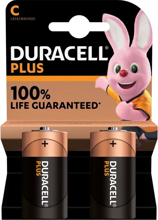 Duracell Plus (2 pz., C, 7750 mAh)