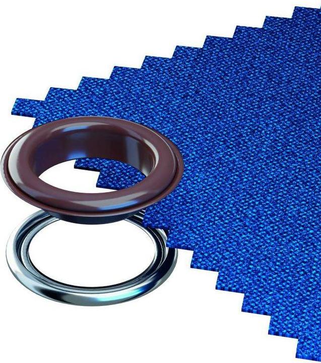 Image du produit Prym Oeillets avec rondelles MS, brun foncé-argenté 11 mm, 20 pcs.