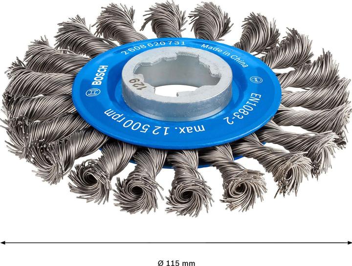 Produktbild Bosch Professional Zubehör PRO Metal heavy X-Lock Scheibenbürste, 115 x 0,5 mm, Gewinde (0.50 mm)
