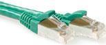 Actual product image Green 2 meter LSZH SFTP CAT6A patch cable snagless with RJ45 connectors (S/FTP, CAT6a, 2 m)