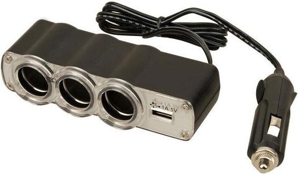 Immagine prodotto No Name Moltiplicatore Di Prese USB E 12v Con Cavo