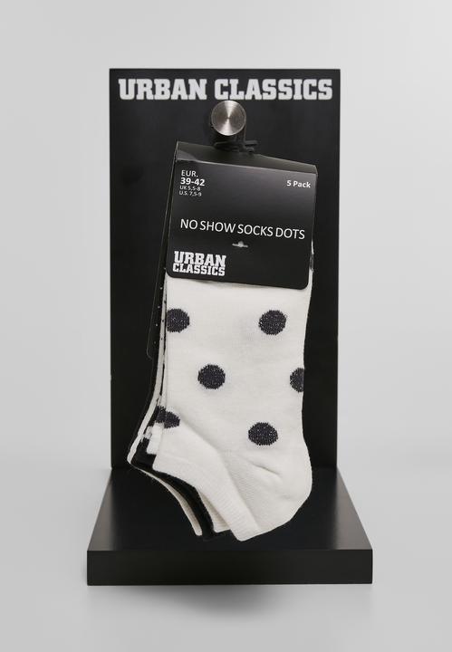 Produktbild Urban Classics No Show Socks Dots 5-Pack (5er Pack, 35 - 38)