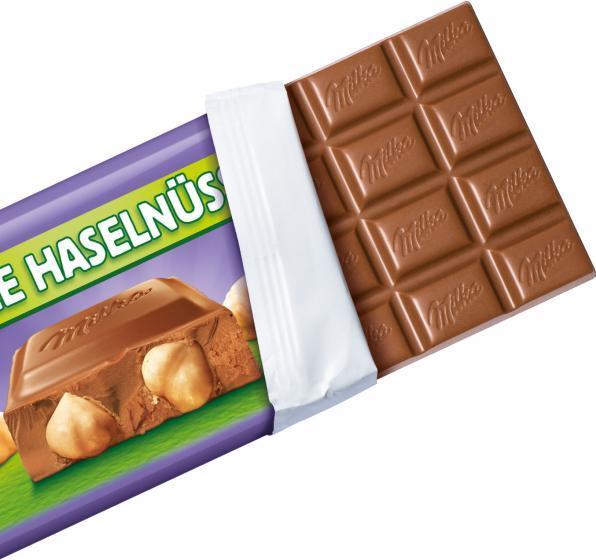 Actual product image Milka Chocolate bar Mmmax whole hazelnuts 270 g (270 g)