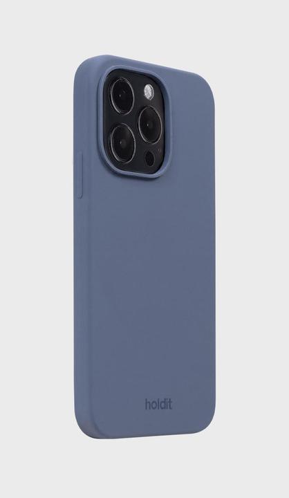 Productafbeelding Holdit Rug Cover Silicone iPhone 14 Pro Max Blauw (Apple iPhone 14 Pro Max)