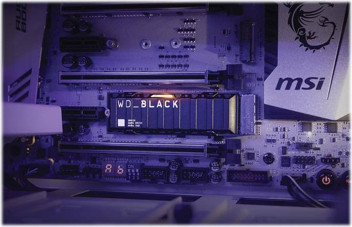 Produktbild WD Black SN850 mit Heatsink (500 GB, M.2 2280)