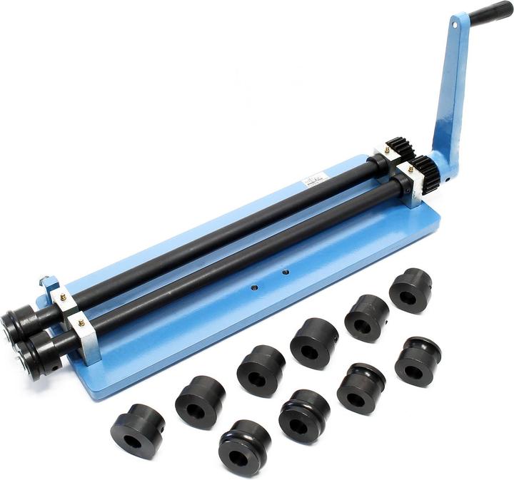 Actual product image Wiltec Beading Machine with Foot, Corrugation of Metal Sheets with various Treads (1.80 mm)