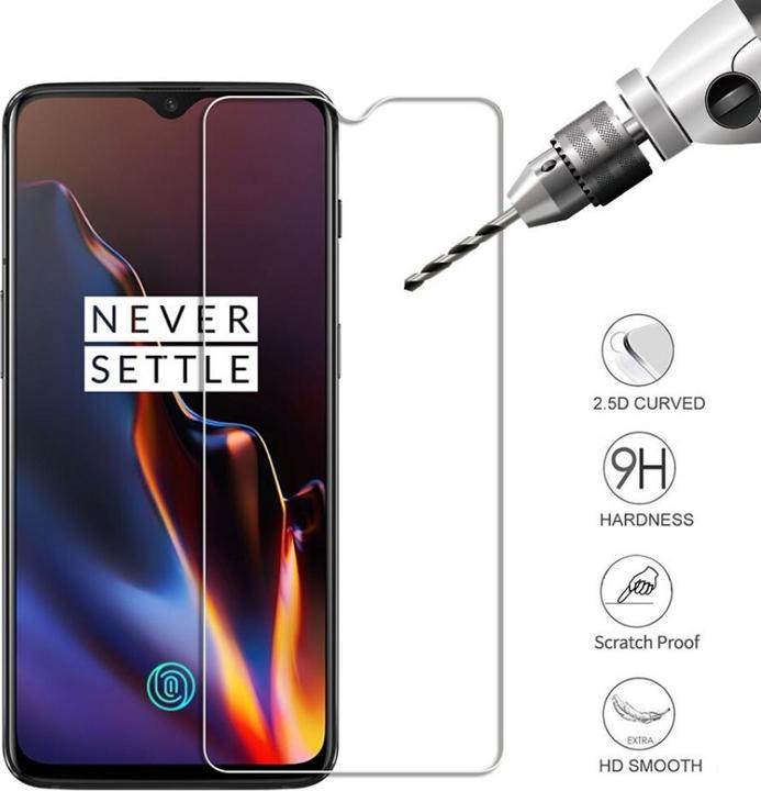 Immagine prodotto Screenguard OnePlus 6T Pellicola protettiva in vetro Custodia dal design amichevole (1 Pezzo/i, OnePlus 6T)