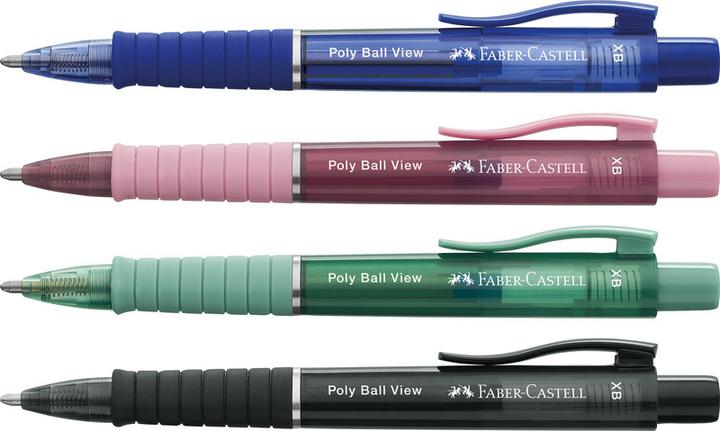Immagine prodotto Faber-Castell Biros 'Poly Ball View' XB (Blu ammiraglio, 1 x)