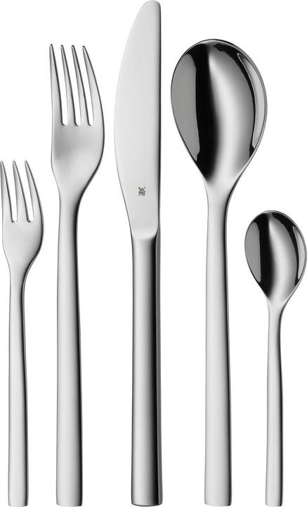 Besteck Besteckset 6 Personen Atria 30tlg Monobloc-Messer Edelstahl poliert (30 Stück, Besteck Set)