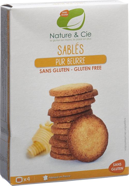 Nature et Cie Guetzli sablés au beurre biologique sans gluten 135 g (1 pcs, 135 g)