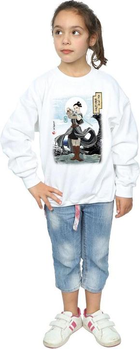 Produktbild Star Wars The Last Jedi Japanese Rey Sweatshirt Mädchen (140, 146)