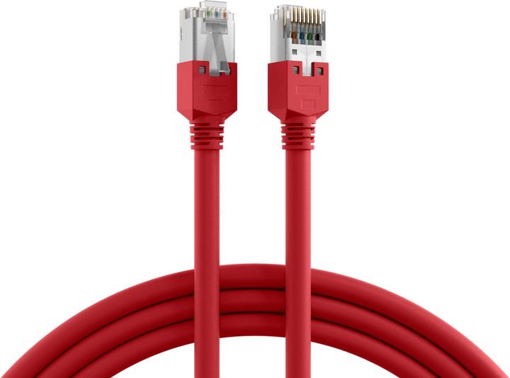 Immagine prodotto EFB Elektronik Produttore: Cavo patch crossover RJ45 SF/UTP, Cat.5e, TM11, UC300, 2m, rosso Il in (S/UTP, CAT5e, 2 m)