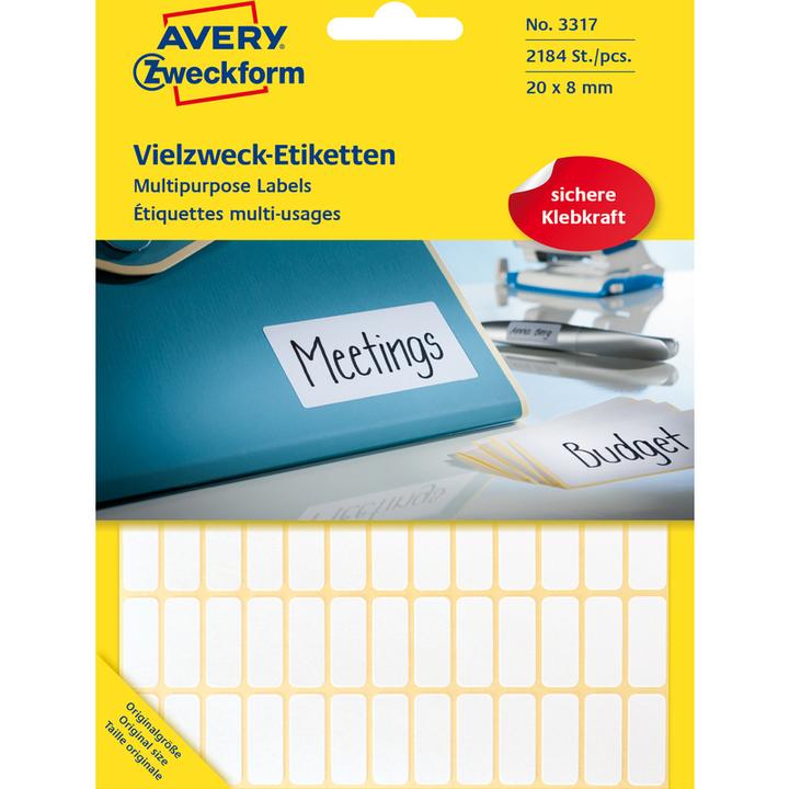 Produktbild Avery Mini Organisationsetiketten