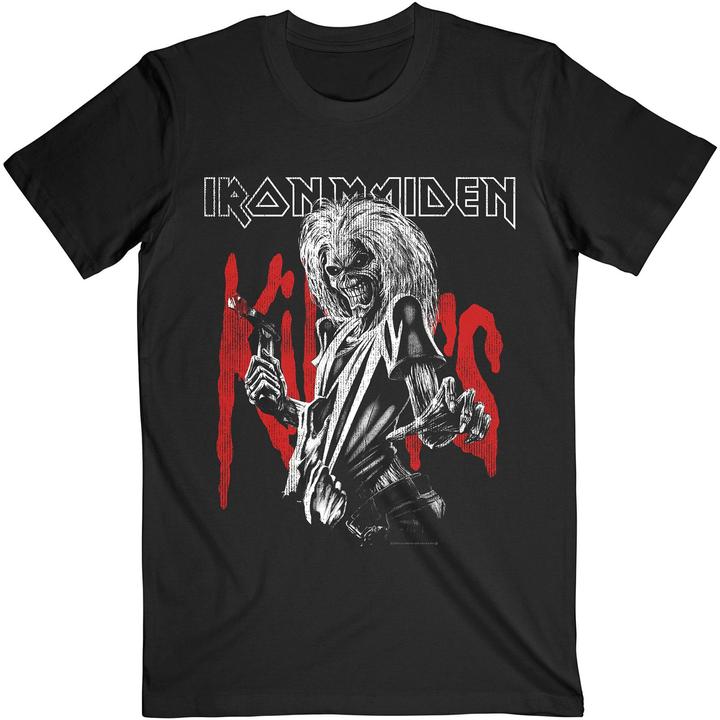 Music Brand Adult Killers Eddie Large Graphic Distress T-shirt (M)
