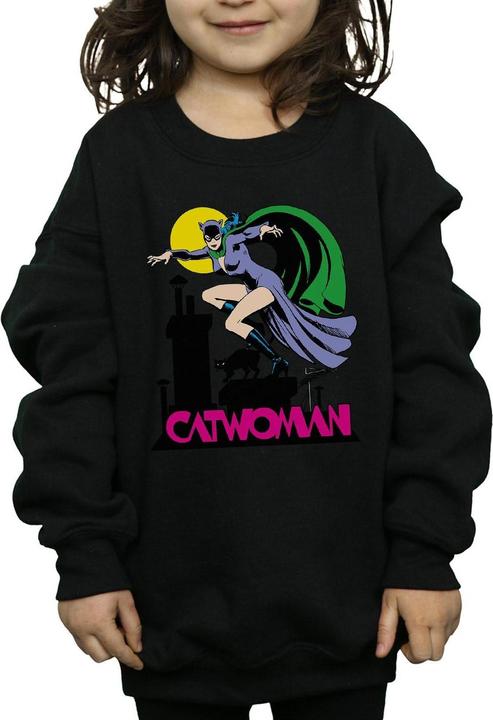 Image du produit - Sweat CATWOMAN TEXT LOGO - Fille (152, 158)