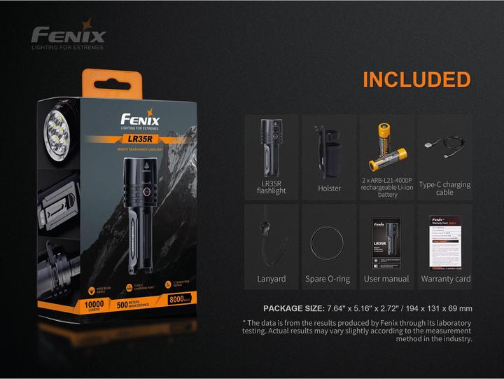 Produktbild Fenix LR35R (14 cm, 10000 lm)