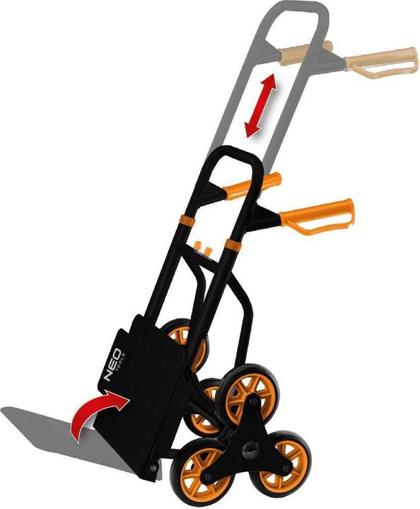 Neo Carrello per scale pieghevole, carico massimo 150 kg (150 kg)