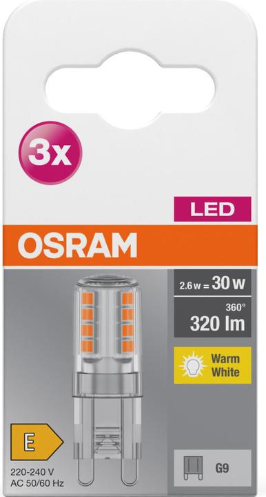 Image du produit Osram Broche de base (G9, 30 W, 320 lm, 3 x, E)