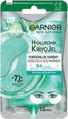 Garnier Textile eye mask with cooling effect -7 °C Hyaluronic Cryo Jelly (Jelly Eye Patches) 5 g