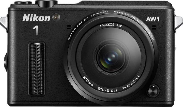 Nikon 1 AW1, kit double zoom, 11-27mm + AW 10mm (14.20 Mpx, Format Nikon CX)