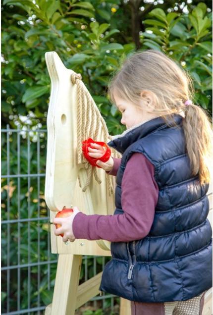 Actual product image small foot Wooden horse