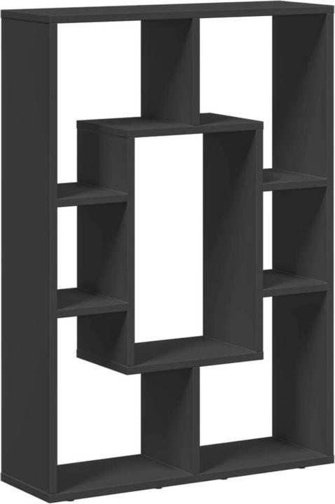 Produktbild VidaXL Bücherregal Raumteiler Standregal Aktenregal Büroregal Wandregal Schwarz (63 x 20 x 90 cm)