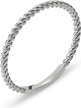 Immagine prodotto Natsumi Schmuck Anello in oro bianco 18K/750 finemente ritorto (54, Oro 750/18 K)